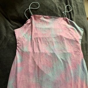 Plus size tye dye dress